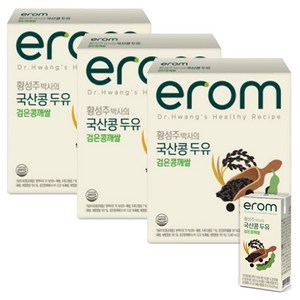 이롬 황성주박사의 국산콩두유 검은콩깨쌀, 48개, 190ml