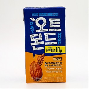 롯데칠성음료 오트몬드 프로틴, 190ml, 12개