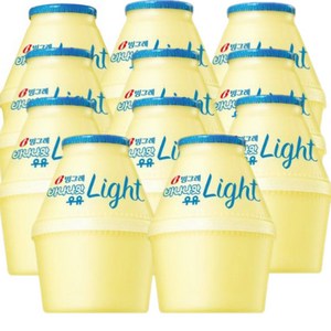 빙그레 바나나맛 우유 라이트, 240ml, 11개