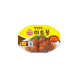 오뚜기 반찬 즉석식품 간편식 전자렌지 반찬류 5팩세트, 180g, 5개