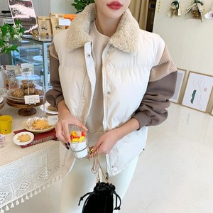 퍼니걸스 카라 퍼 패딩 조끼_8343