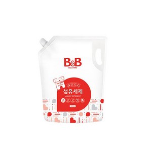 비앤비 유아 섬유세제 리필, 1.8L, 6개