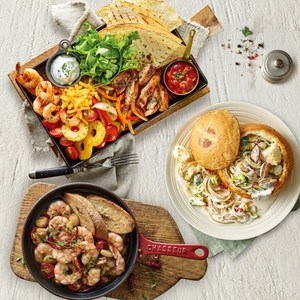 애슐리 홈파티 세트(봉골레 크림 빠네+감바스 피칸테+올라 파히타) 총 6인분 집들이 결혼기념일 캠핑 가정의달 어버이날 어린이날, 569g, 1개