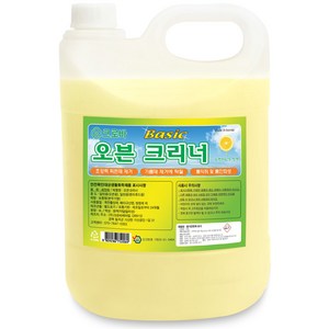 크로바 오븐크리너 베이직 기름때 제거 업소용 대용량 말통 불판 석쇠, 1개, 4L