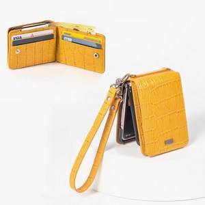 [본아띠] 지갑형 갤럭시 Z플립3 2 1 지플립3 제트플립2 지폐 카드6장 수납 핸드폰케이스