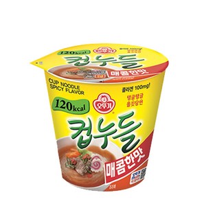오뚜기 컵누들 매콤한맛 37.8g, 5개