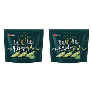 농심 우와한 콩칩, 42g, 2개