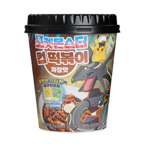 [포켓몬스터] 포켓몬 컵떡볶이 짜장맛, 115g, 4개