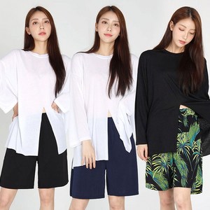 냉장고바지 5부 반바지 남녀공용 밴딩팬츠