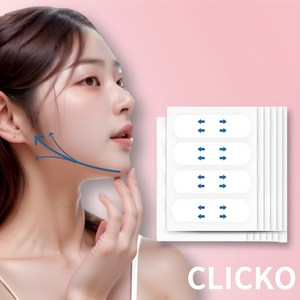 클릭코 주름 펴짐 페이스 리프팅 테이프 40매, 1개