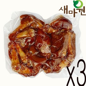 새마원 100% 제주산 흑돼지 미니족발, 3개, 500g