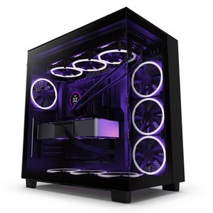 [NZXT] H9 Flow [미들타워] [매트 블랙], 상세페이지 참조, 1개