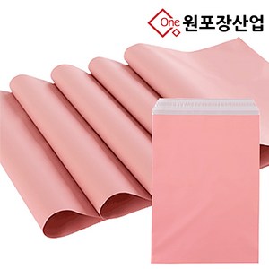 HDPE 의류 택배봉투 은은한 파스텔 인디핑크, 100장