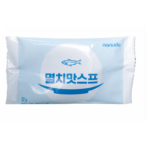 곱게 갈아낸 진한맛 멸치 가루 간편 소포장 멸치맛 스프 요리 육수용, 12g, 40개