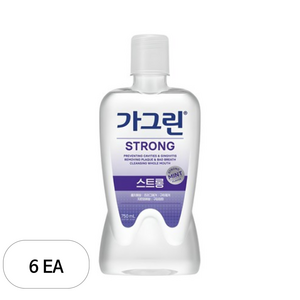 가그린 스트롱 구강청결제, 750ml, 6개