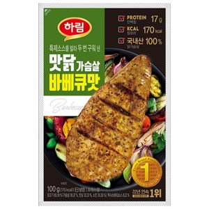 하림 닭가슴살 바베큐맛, 30개, 100g