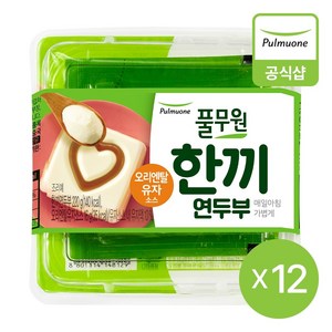 풀무원 [풀무원] 한끼연두부 오리엔탈유자 12개(24입), 220g, 12개