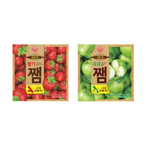 아임스틱_딸기쨈(50T) 1000g + 아임스틱_사과쨈(50T) 1000g 스틱형 딸기잼 사과잼, 2kg, 1세트