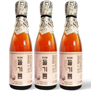 시장쏙 전연화 들기름, 300ml, 3개