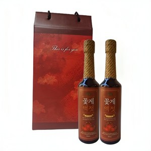 우리랑 꽃게액젓 500ml 설선물세트 명절세트 집들이선물, 2개 선물세트