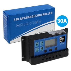 30A PWM Sola Chage Contolle 1224 V Auto PWM LCD DualUSB 5 볼트 Output Sola Cell Panel Regulato, 협력사, 1개