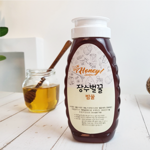 가정용 꿀 튜브꿀 밤꿀 다이어트 500g 100% 천연 벌꿀 국내산, 1개
