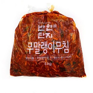 반찬단지 무말랭이무침, 4kg, 1개