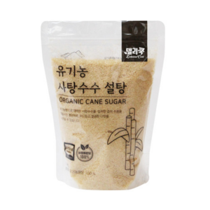 델리쿡 유기농 설탕 황설탕 비정제설탕 갈색설탕 1kg, 1개