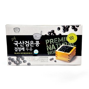 아름뜰 맷돌로 갈아만든 국산 검은콩검정깨두유, 180ml, 20개