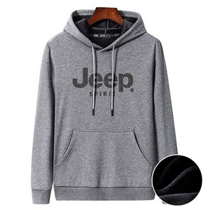 [해외] JEEP SPIRIT 남녀공용 겨울 기모 후드 티셔츠 HL6549B