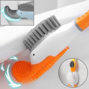 디망 싹쓸 3in1 틈새 변기솔, 1개, 화이트