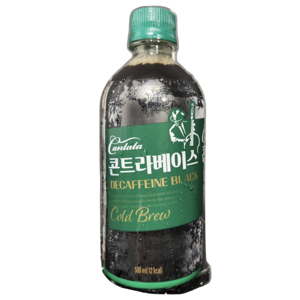 칸타타 콘트라베이스 디카페인 블랙 500ml, 12개