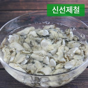 고흥 최상급 자연산 생굴 1kg 깐굴 중소굴, 1개