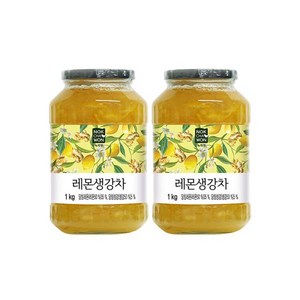 녹차원 레몬생강차 1kg 2개세트, 1개입, 2개