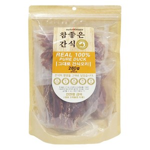 헬로도기 반려동물 참좋은 간식 300g, 건식오리, 4개