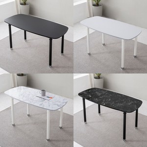 이반가구 1인~8인 (타원형)프레임책상 다용도 테이블 포밍테이블 식탁 컴퓨터책상 고정식 입식책상 회의테이블 작업테이블 다용도 오피스 사무실 서재, 마블, (타원형) 프레임책상 1800x600, 화이트다리 (높이:대)