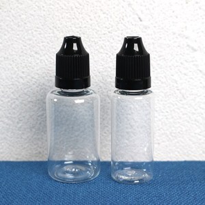 뾰족공병 - 20ml / 30ml 투명블랙캡 (선택), 5개