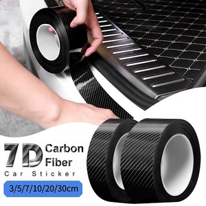 MS Carbon Fiber 6D 7D 차량용 카본 시트지 보호 필름, 카본 7D 유광, 5cm * 152cm, 1개