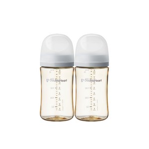 더블하트 모유실감 3세대 트윈팩 160ml/240ml 모음, 새벽그레이, 240ml, 2개