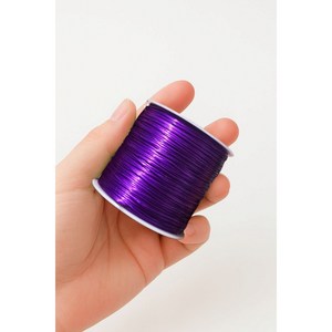 [핑크레빗] 팔찌 만들기 고탄성 실리콘 비즈줄 0.8mm 50m DIY 우레탄 줄