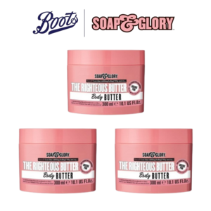 [Soap & Gloy] 솝앤글로리 라이쳐스 버터 300ml 3개, 300g