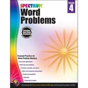 Spectrum Word Problems 4, Carson Dellosa Publishing