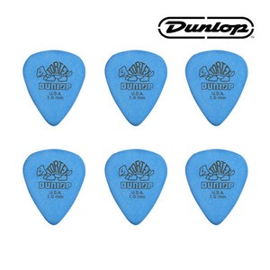 세트(6) 던롭 피크 418R1.0 Totex STD 1.0mm PICK, 단품, 1개