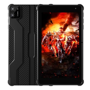 PRITOM 태블릿 7 인치 안드로이드 14 8GB RAM 3 + 5GB 확장 64GB ROM A523 옥타코어 프로세서 WiFi 6, 01 Black with case