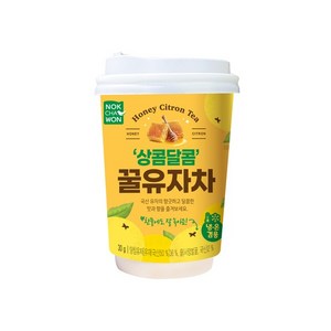 1+1 꿀유자차 원컵 30g 1줄/4컵+1줄/4컵 (8컵), 8개, 1개입