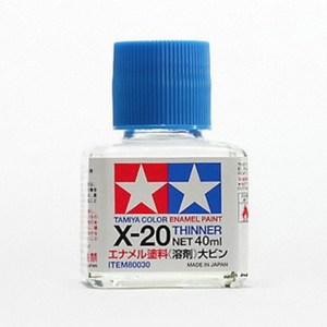 (80030) 타미야 X-20 에나멜 신너 도료 도색 희석 신나 40ml, 타미야 에나멜 신나 X-20, 1개