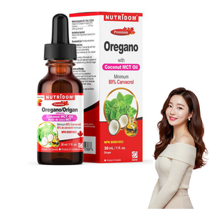 [국내배송] 캐나다 뉴트리돔 오레가노 오일 천연항생제 MCT 카바크롤 80% 30ml 1병, 1개