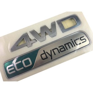 MOBIS 현대모비스 기아순정부품 스포티지 더볼드 [ECO dynamics-4WD] 크롬 엠블럼