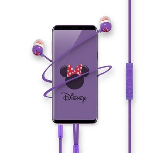 [HICKIES] 히키스 Disney 디즈니 MINNIE 커널형 스마트폰 리모트 유선 이어폰 M2, 화이트