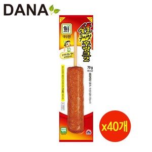 대림선 숯불구이맛 후랑크2 핫바, 70g, 40개